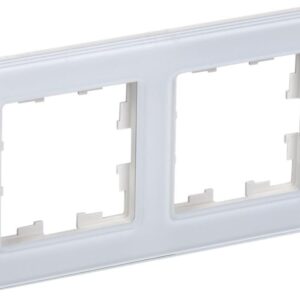 Рамка 2-м BRITE РУ-2-2-БрБ стекло бел. IEK BR-M22-G-K01 оптом купить цена