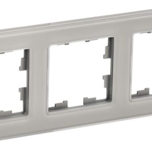 Рамка 3-м BRITE РУ-3-2-БрД стекло дым. IEK BR-M32-G-K30 оптом купить цена