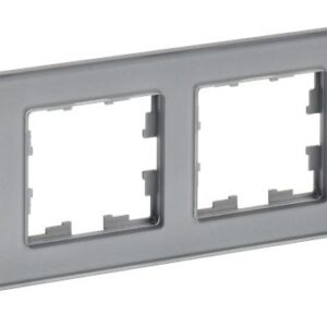 Рамка 4-м BRITE РУ-4-2-БрСе стекло сер. IEK BR-M42-G-K03 оптом купить цена