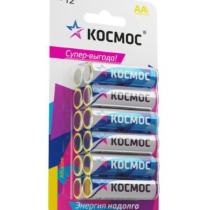 Элемент питания алкалиновый AA/LR6 BP-12 (блист.12шт) КОСМОС KOCLR6BL12 оптом купить цена