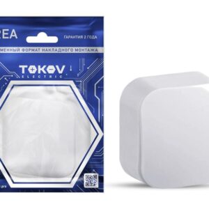 Выключатель 1-кл. ОП Frea 10А IP20 250В АБС-пластик бел. TOKOV ELECTRIC TKE-FR-V1-C01 оптом купить цена