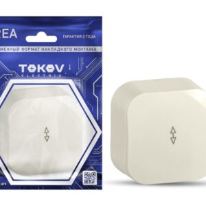Переключатель 1-кл. ОП Frea 10А IP20 250В АБС-пластик беж. TOKOV ELECTRIC TKE-FR-P1-C02 оптом купить цена