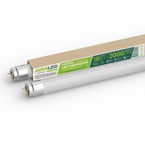 Лампа светодиодная AL T8-18-865-1200-М 18Вт матовая 6500К холод. бел. G13 2000лм 195-265В (пр-во РФ) AVANLED 11112651 оптом купить цена