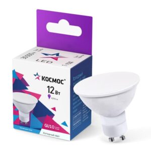 Лампа светодиодная 12Вт 6500К GU10 220В КОСМОС LkecLED12wGU10C65 оптом купить цена