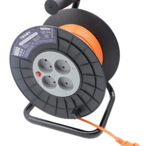 Удлинитель на катушке 4х20м без заземл. 6А IP20 2х0.75 TOKOV ELECTRIC TKE-SK20-075 оптом купить цена