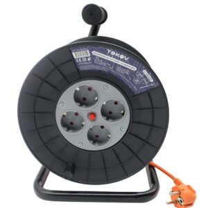 Удлинитель на катушке 4х20м с заземл. 6А IP20 3х0.75 TOKOV ELECTRIC TKE-SK20-075-Z оптом купить цена