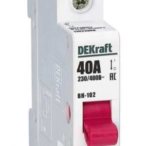 Выключатель-разъединитель 1п 40А ВН-102 DEKraft 17022DEK оптом купить цена