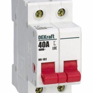 Выключатель-разъединитель 2п 40А ВН-102 DEKraft 17024DEK оптом купить цена