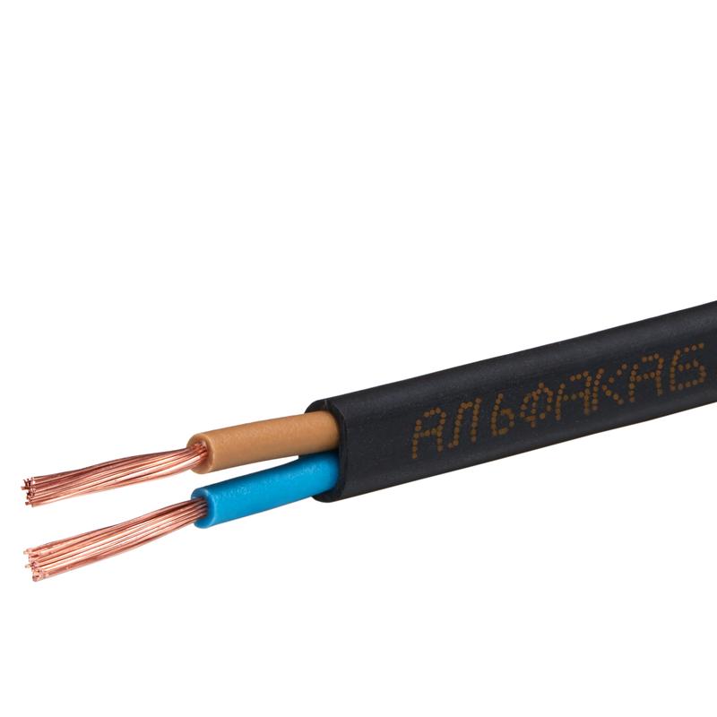 Провод ШВВП 2х0.5 Ч 380В (бухта) (м) АЛЬФАКАБЕЛЬ 2502 купить оптом выгодно Провод ШВВП 2х0.5 Ч 380В (бухта) (м) АЛЬФАКАБЕЛЬ 2502 оптом купить цена