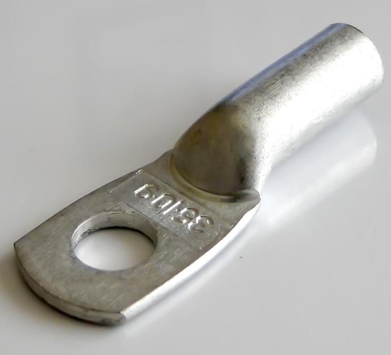 Наконечник луженый медный ТМЛ 16-10-6 опрес. TOKOV ELECTRIC TKE-TML-16-10-6 купить оптом выгодно Наконечник луженый медный ТМЛ 16-10-6 опрес. TOKOV ELECTRIC TKE-TML-16-10-6 оптом купить цена