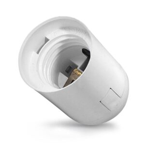 Патрон пластиковый подвесной Е27 бел. TOKOV ELECTRIC TKE-C01-PPL-27 оптом купить цена