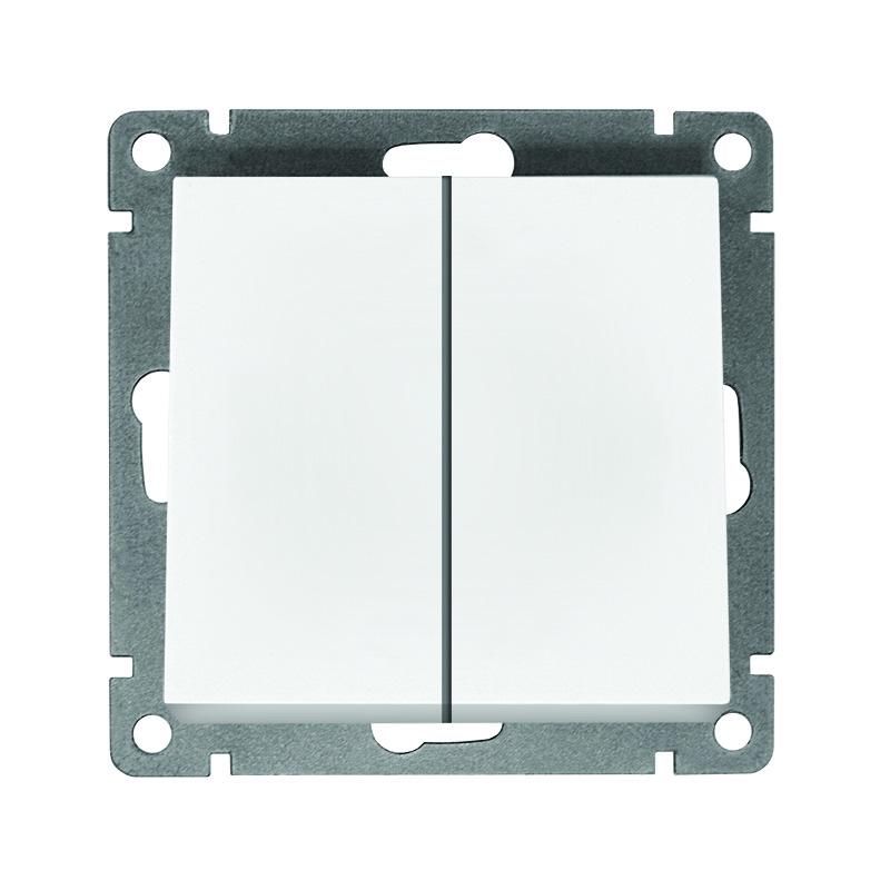 Выключатель 2-кл. СП Афина 10А IP20 механизм бел. Universal A0023 купить оптом выгодно Выключатель 2-кл. СП Афина 10А IP20 механизм бел. Universal A0023 оптом купить цена