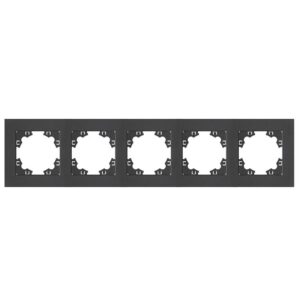 Рамка 5-м Афина универс. графит Universal A1042-Gr оптом купить цена