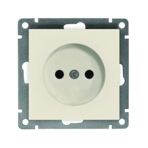 Розетка 1-м СП Афина 16А IP20 без заземл. механизм сл. кость (ivory) Universal A0022-I оптом купить цена