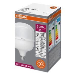 Лампа светодиодная LV HW 50SW/840 230В E27/E40 OSRAM 4099854121432 оптом купить цена