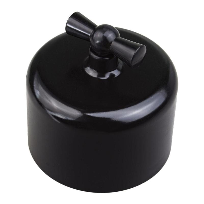 Выключатель 1-кл. R пластик черн. Bironi R1-210-23 купить оптом выгодно Выключатель 1-кл. R пластик черн. Bironi R1-210-23 оптом купить цена