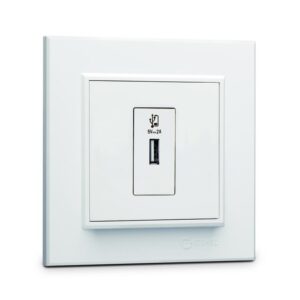 Розетка для зарядного устройства USB KAREA бел. Makel 56001465 оптом купить цена