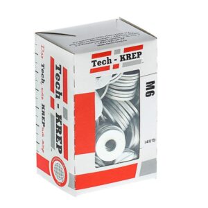 Шайба DIN9021 кузовная оцинк. М6 (уп.200шт) Tech-KREP 105265 оптом купить цена