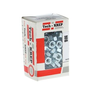 Гайка DIN934 шестигранная М6 оцинк. (уп.200шт) Tech-KREP 105247 оптом купить цена