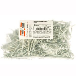 Гвоздь финишный 1.6х30 оцинк. (уп.0.5кг) Tech-KREP 105195 оптом купить цена
