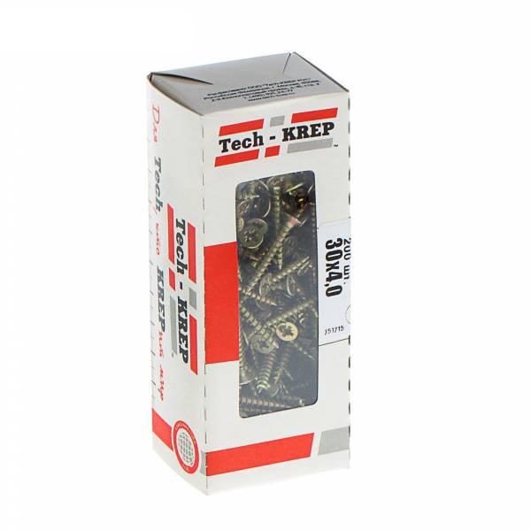 Саморез универсальный 30х4.0мм желт. (уп.200шт) Tech-KREP 102243 купить оптом выгодно Саморез универсальный 30х4.0мм желт. (уп.200шт) Tech-KREP 102243 оптом купить цена