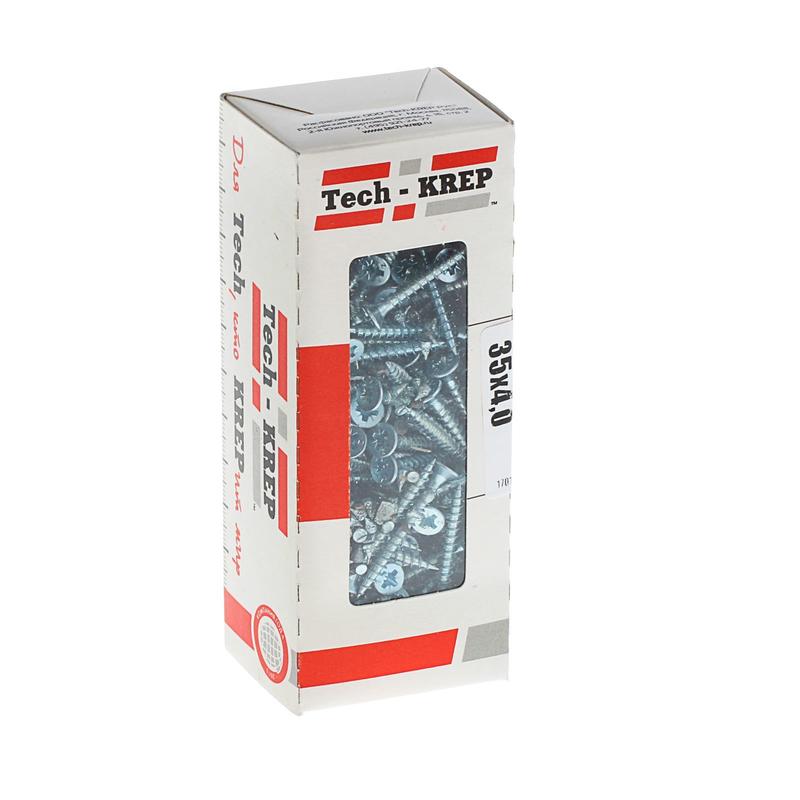 Саморез универсальный 35х4.0мм оцинк. (уп.200шт) Tech-KREP 102181 купить оптом выгодно Саморез универсальный 35х4.0мм оцинк. (уп.200шт) Tech-KREP 102181 оптом купить цена