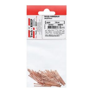 Гвоздь финишный омедненный 1.4х30 (уп.50шт) Tech-KREP 104919 оптом купить цена