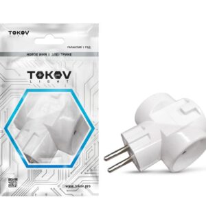Разветвитель 3-м без заземл. 16А 250В IP20 ABS-пластик бел. TOKOV ELECTRIC TKL-S3C-C01 оптом купить цена