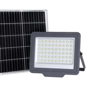 Прожектор светодиодный PFL SOLAR 150 6500К IP65 (в компл. с солнечной панелью и пультом) JazzWay 5044425 оптом купить цена