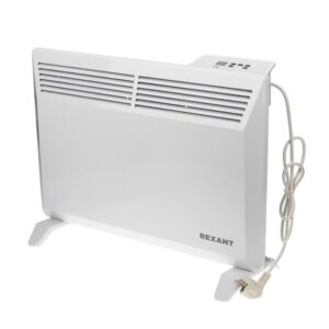 Конвектор электрический 2кВт с электронным термостатом Х-образ. нагревательный элемент ножки+крепление на стену Rexant 60-0082 оптом купить цена