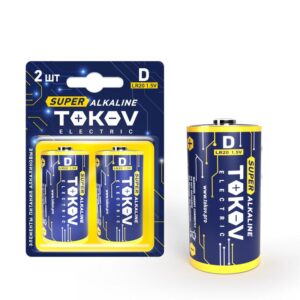 Элемент питания алкалиновый D/LR20 (блистер 2шт) TOKOV ELECTRIC TKE-ALS-LR20/B2 оптом купить цена