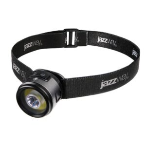 Фонарь универсальный налобный/кемпинговый AccuH5-L5W/L3W 5Вт XPG+3Вт COB Li-Ion 800мА.ч JazzWay 5046092 оптом купить цена