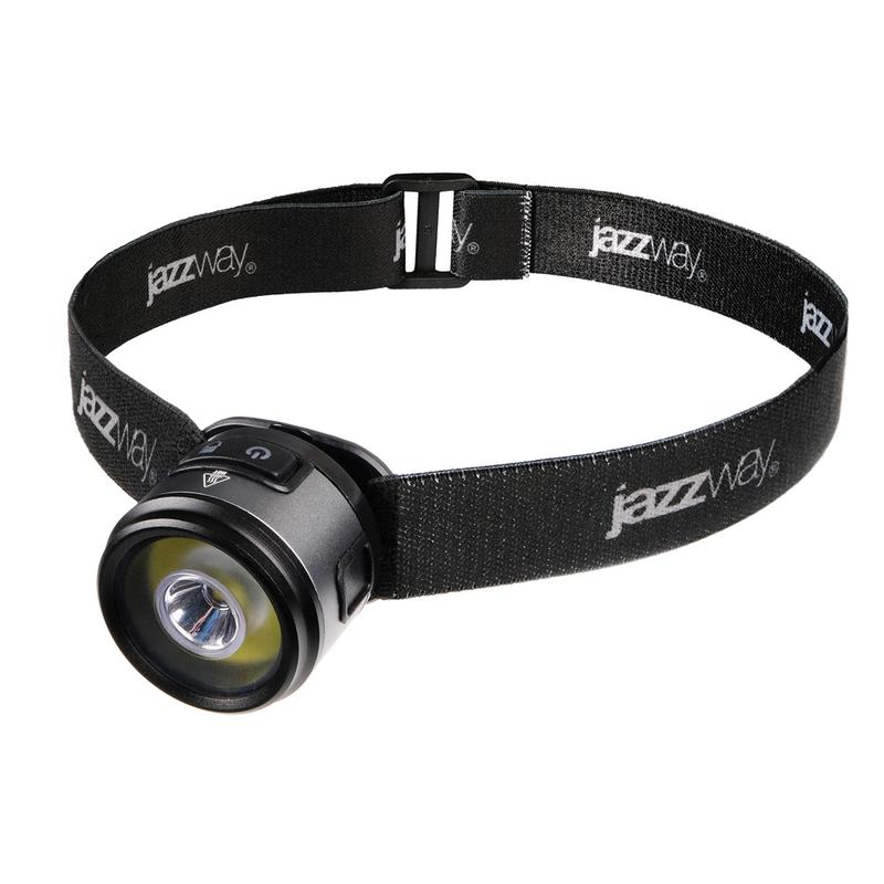 Фонарь универсальный налобный/кемпинговый AccuH5-L5W/L3W 5Вт XPG+3Вт COB Li-Ion 800мА.ч JazzWay 5046092 купить оптом выгодно Фонарь универсальный налобный/кемпинговый AccuH5-L5W/L3W 5Вт XPG+3Вт COB Li-Ion 800мА.ч JazzWay 5046092 оптом купить цена