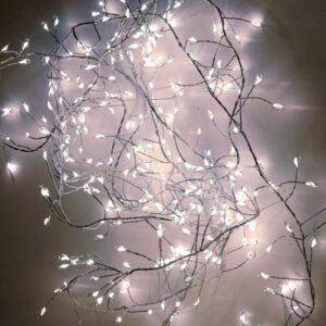 Гирлянда светодиодная "Мишура" 3м 300LED тепл. бел. 220В КОСМОС KOC_GIR-V109 оптом купить цена