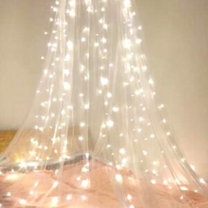 Гирлянда светодиодная "Пучок" 7 нитей 1.8м 126LED тепл. бел. 220В провод прозр. КОСМОС KOC_TRE-V71 оптом купить цена