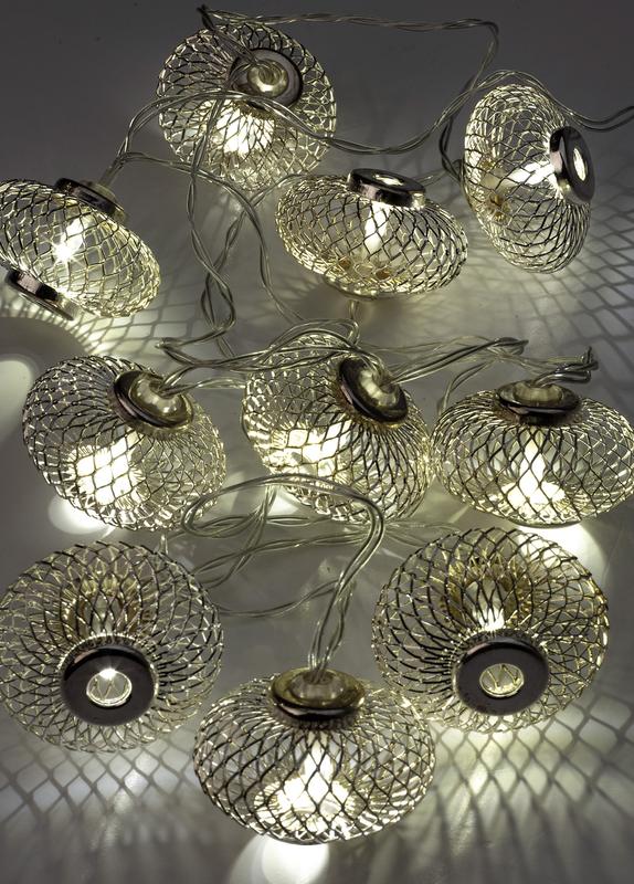 Гирлянда светодиодная "Фонарики" хром 5х3см 10LED тепл. бел. 1.8+0.3м КОСМОС KOC_GIR-B120 купить оптом выгодно Гирлянда светодиодная "Фонарики" хром 5х3см 10LED тепл. бел. 1.8+0.3м КОСМОС KOC_GIR-B120 оптом купить цена