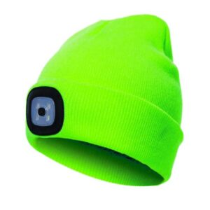 Шапка с фонарем зел. КОСМОС KOCHat_g оптом купить цена