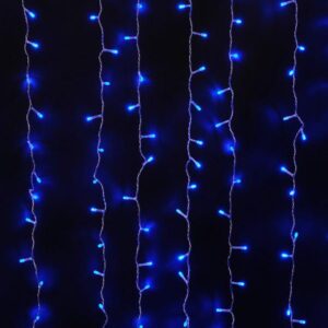 Гирлянда "Занавес" LDCL544-B-E 544 син. светодиодов 1.5х2.2м 16 нитей соединяемый до 8шт для помещений SHLights 4690601035561 оптом купить цена