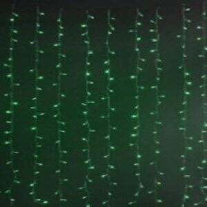 Гирлянда "Занавес" LDCL544-G-E 544 зел. светодиодов 1.5х2.2м 16 нитей соединяемый до 8шт для помещений SHLights 4690601035578 оптом купить цена