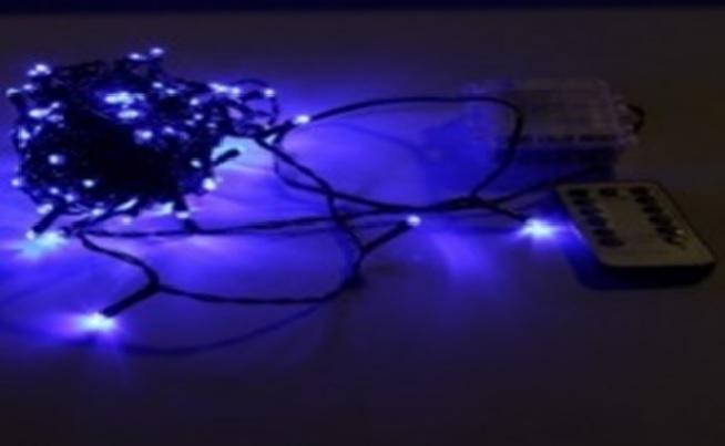 Гирлянда "Нить" 12м LD120-GB-BO-RC 120 син. светодиодов с контроллером уличная дистанционный пульт SHLights 4690601042316 купить оптом выгодно Гирлянда "Нить" 12м LD120-GB-BO-RC 120 син. светодиодов с контроллером уличная дистанционный пульт SHLights 4690601042316 оптом купить цена