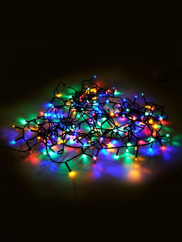 Гирлянда "Нить" 12м LD120-GM-BO 120 разноцветн. светодиодов с контроллером уличная SHLights 4690601041357 купить оптом выгодно Гирлянда "Нить" 12м LD120-GM-BO 120 разноцветн. светодиодов с контроллером уличная SHLights 4690601041357 оптом купить цена