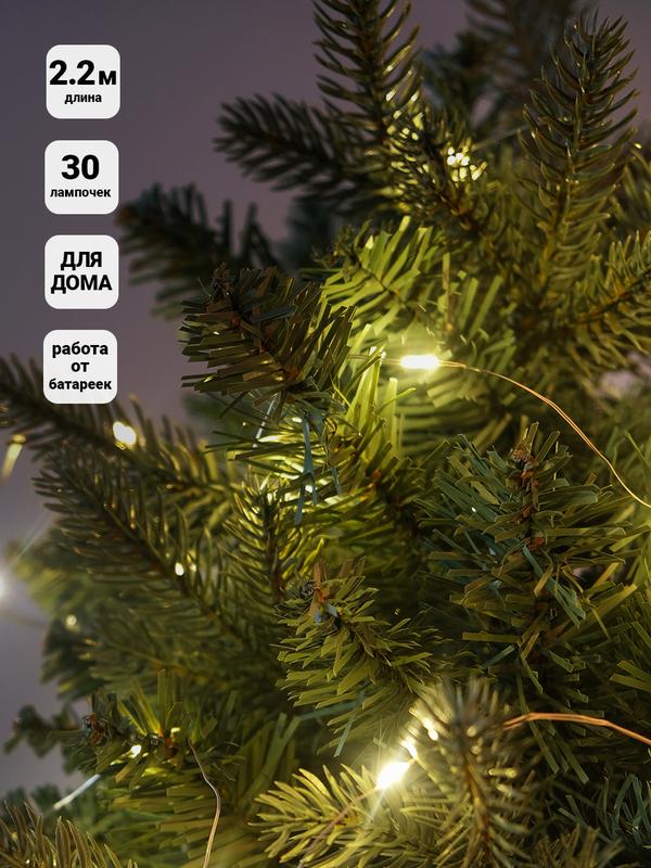 Гирлянда "Нить" 2.17м LDM030-WW-BO 30 тепл. бел. минисветодиодов для помещений SHLights 4690601042194 купить оптом выгодно Гирлянда "Нить" 2.17м LDM030-WW-BO 30 тепл. бел. минисветодиодов для помещений SHLights 4690601042194 оптом купить цена