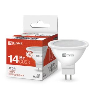 Лампа светодиодная LED-JCDR-VC 14Вт GU5.3 4000К 1260лм IN HOME 4690612047904 оптом купить цена