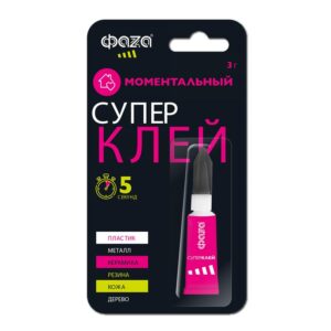 Супер-клей 3г BL-1 GSp-3x 1 ФАZА 5044067 оптом купить цена