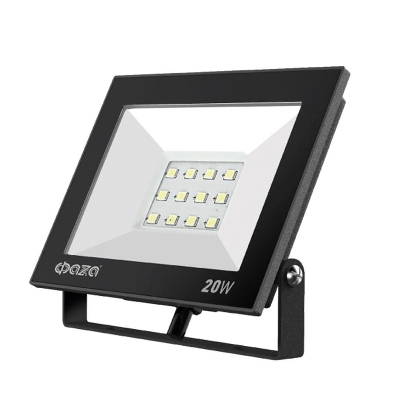 Прожектор светодиодный СДО-20 20Вт 6500К IP65 230В BL прозр. закаленное стекло ФАZА 5047266 купить оптом выгодно Прожектор светодиодный СДО-20 20Вт 6500К IP65 230В BL прозр. закаленное стекло ФАZА 5047266 оптом купить цена