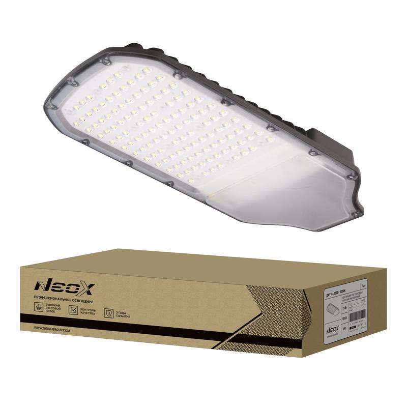 Светильник уличный светодиодный ДКУ-03 150Вт 230В 5000К 21000лм 140лм/Вт линзованный IP65 NEOX 4690612042824 купить оптом выгодно Светильник уличный светодиодный ДКУ-03 150Вт 230В 5000К 21000лм 140лм/Вт линзованный IP65 NEOX 4690612042824 оптом купить цена