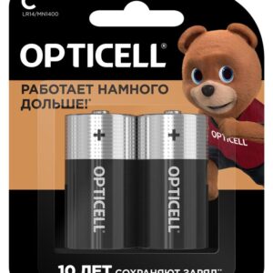 Элемент питания алкалиновый C/LR14 1.5В (блист. 2шт) Basic Opticell 5051004 оптом купить цена