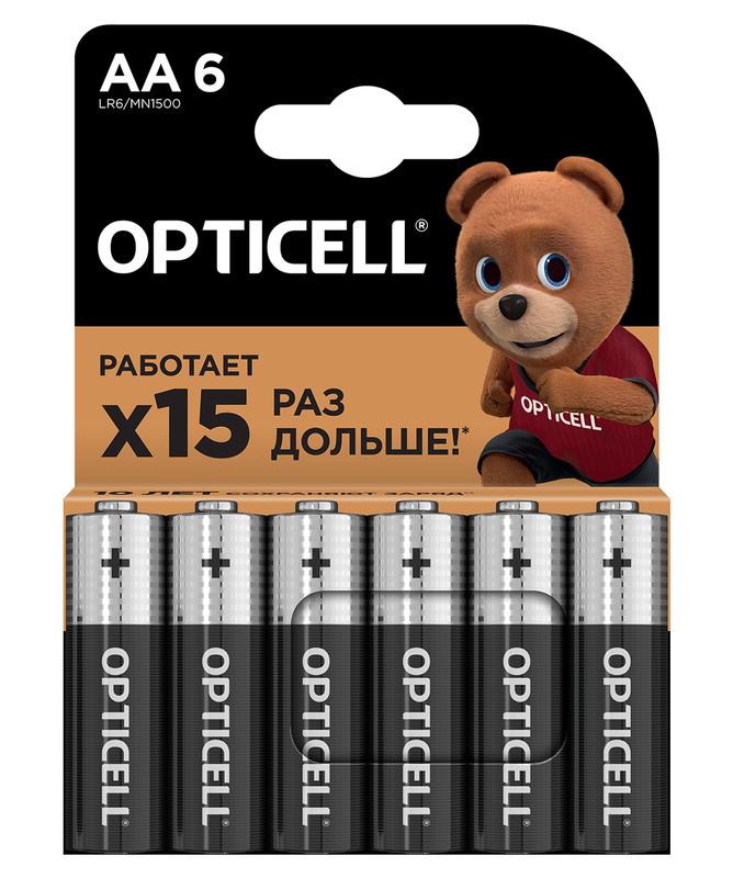Элемент питания алкалиновый AA/LR6 (блист. 6шт) Basic Opticell 5051006 купить оптом выгодно Элемент питания алкалиновый AA/LR6 (блист. 6шт) Basic Opticell 5051006 оптом купить цена