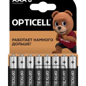 Элемент питания алкалиновый AAA/LR03 (блист. 8шт) Basic Opticell 5051009 оптом купить цена
