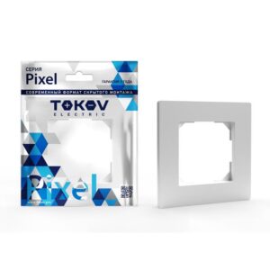 Рамка 1-м Pixel бел. TOKOV ELECTRIC TKE-PX-RM1-C01 оптом купить цена